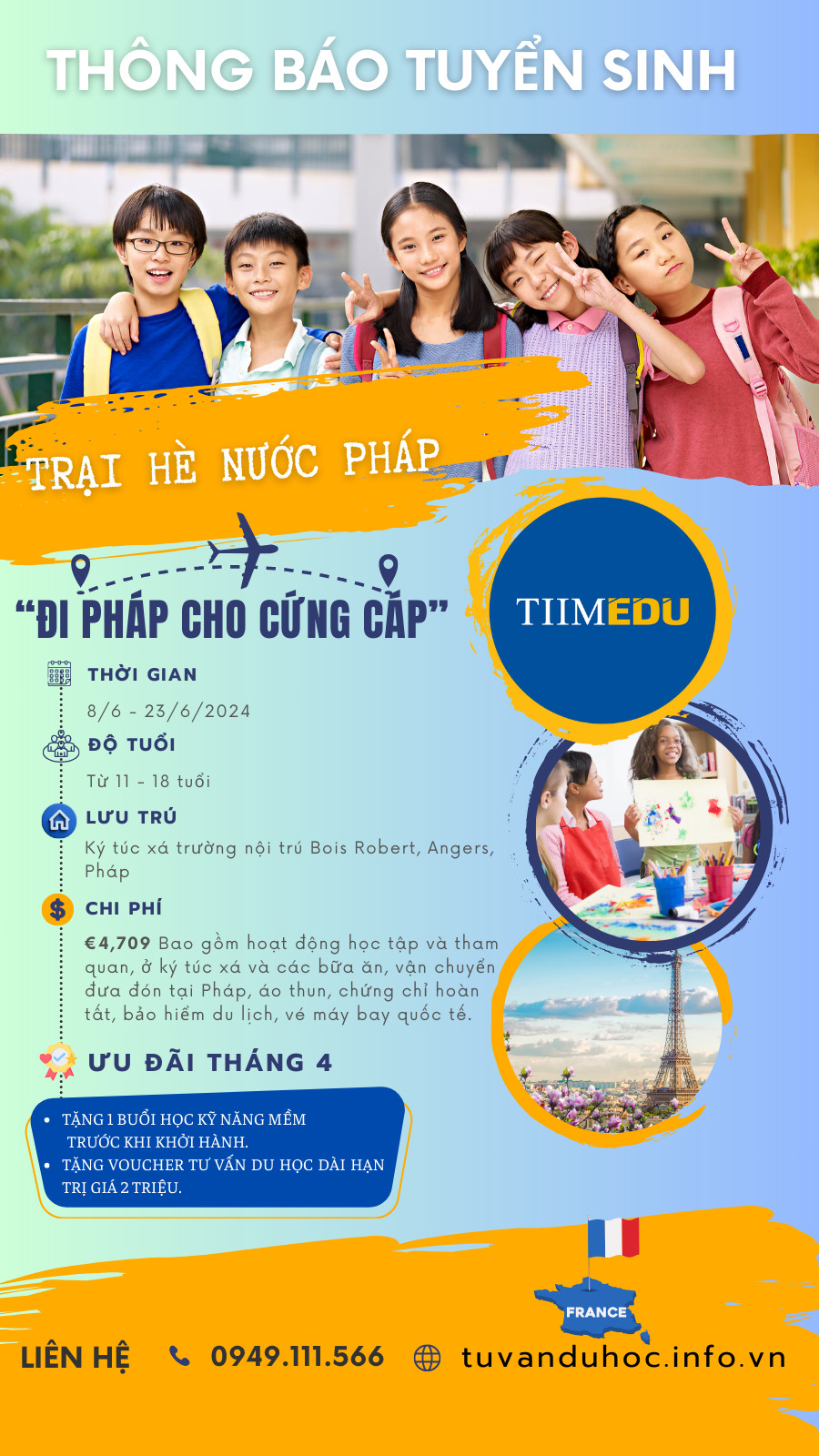 SUMMER CAMP 2024 - ĐI PHÁP CHO CỨNG CÁP