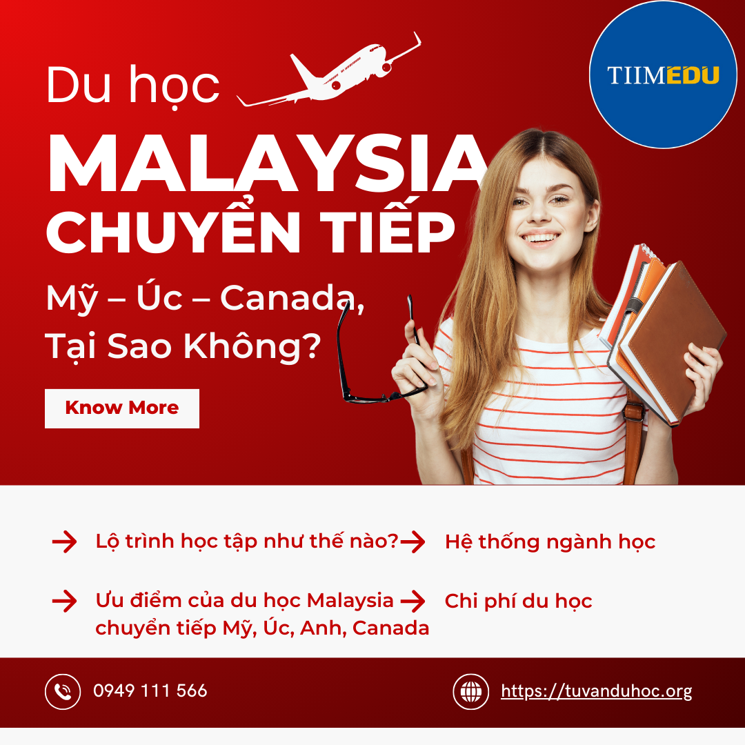 Du Học Malaysia Chuyển Tiếp Mỹ – Úc – Canada