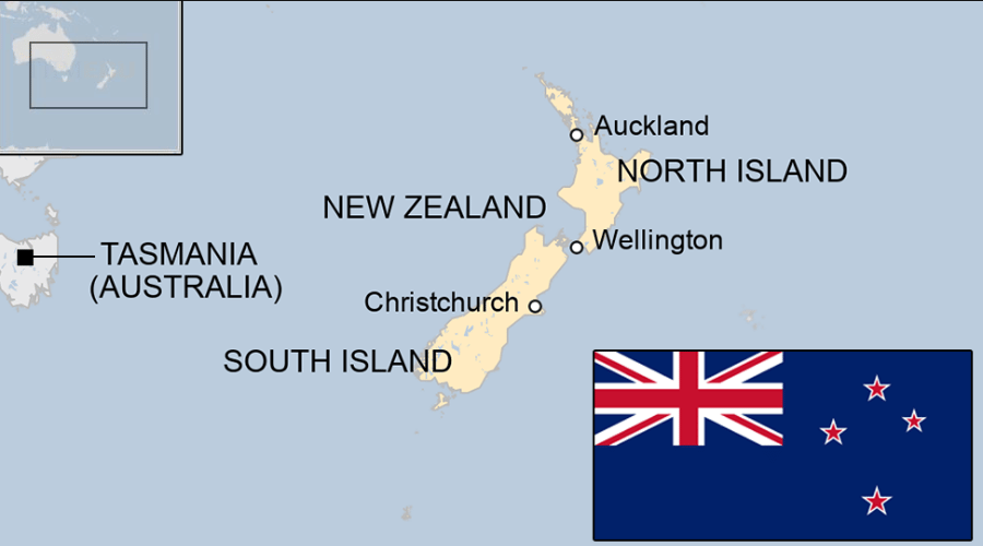 Nước New Zealand là nước nào?