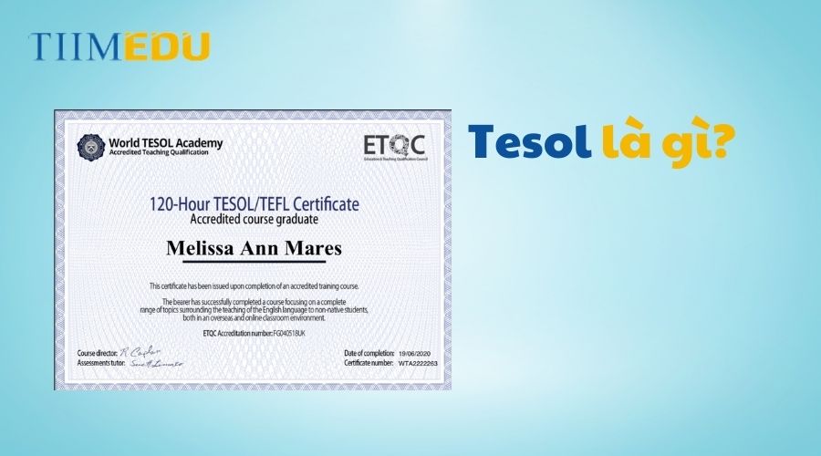 TESOL là gì