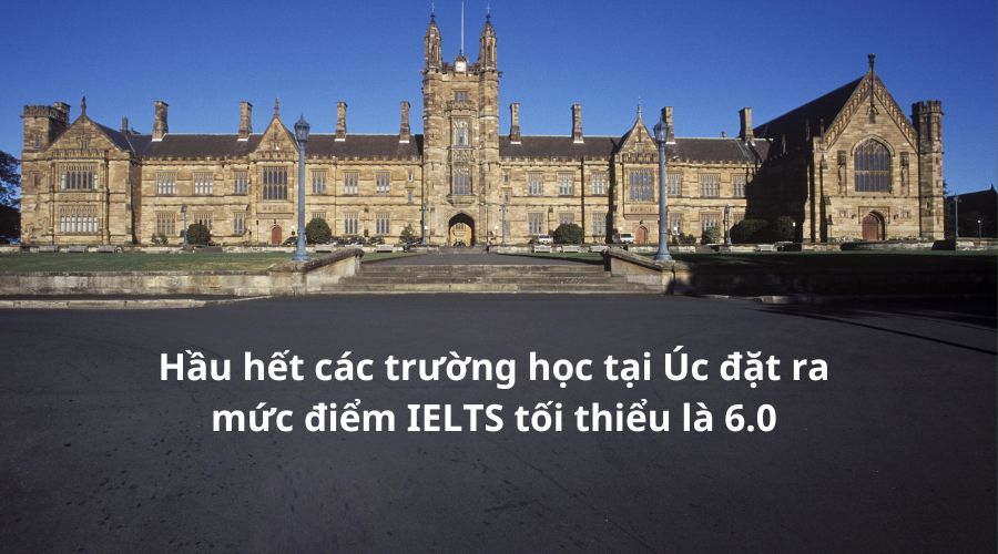 Mức điểm IELTS tối thiểu tại Úc là 6.0