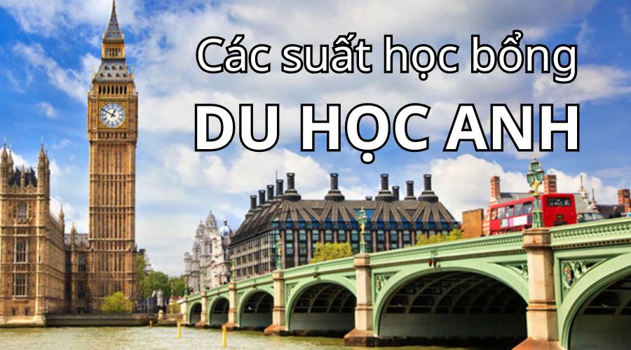 Danh sách các suất học bổng du học Anh 