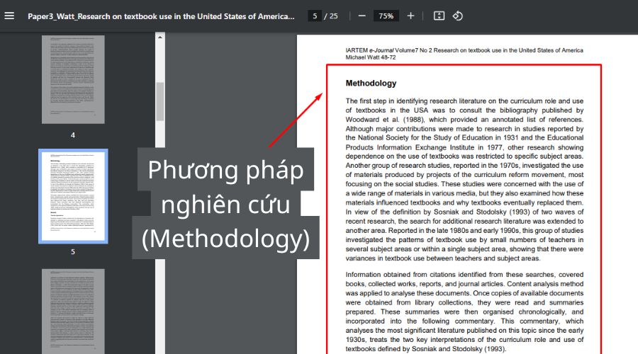 Phương pháp nghiên cứu (Methodology)