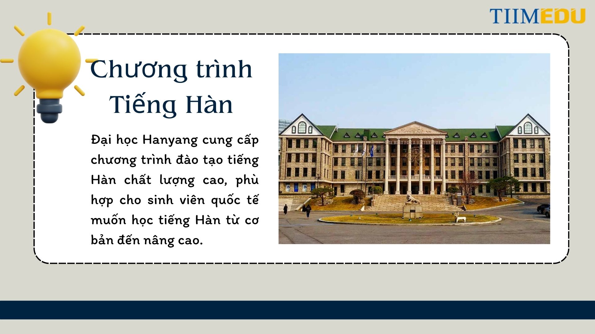 Chương trình tiếng Hàn của Đại học Hanyang