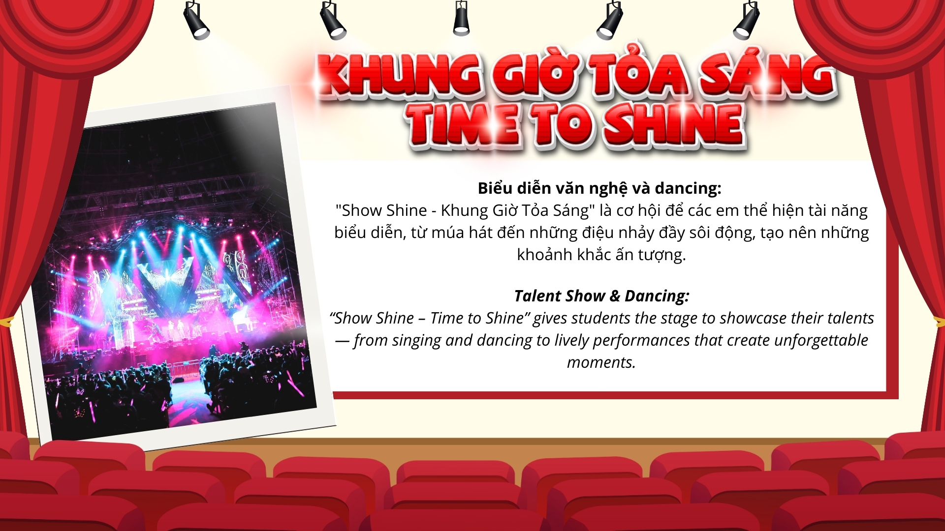 khung giờ toả sáng time to shine