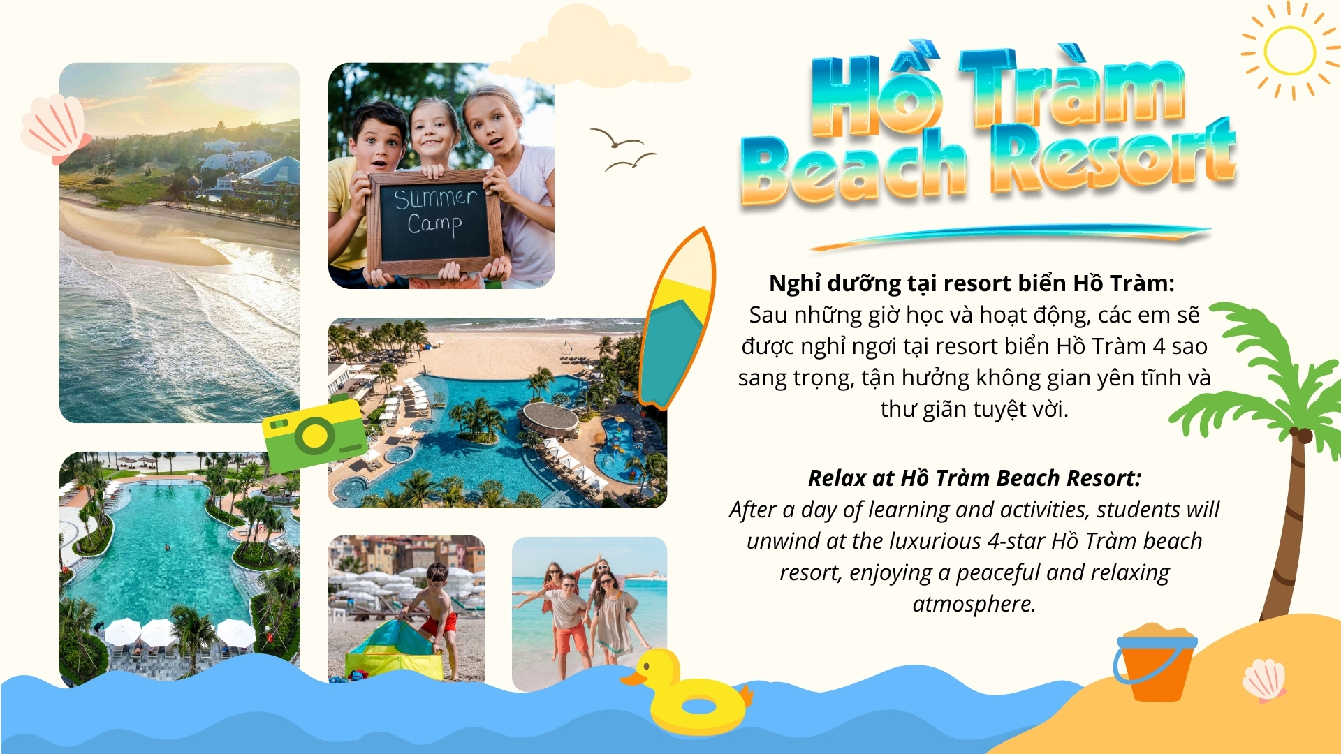 Nghỉ dưỡng tại resort biển hồ tràm