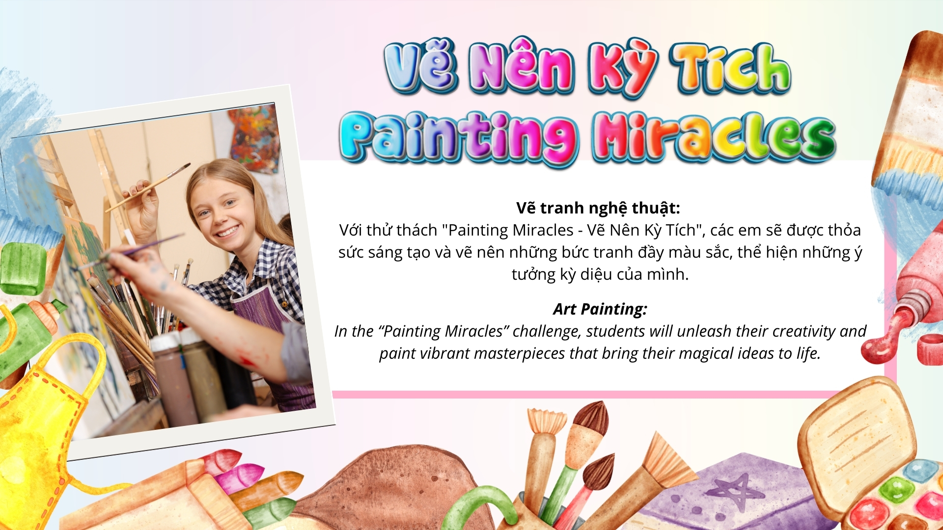 vẽ tranh nghệ thuật - vẽ nên kì tích